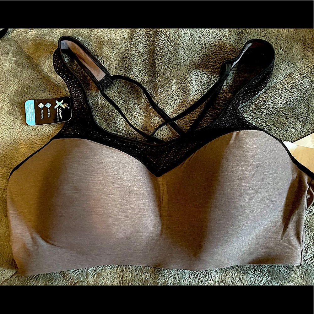 Gray Sports Bra
